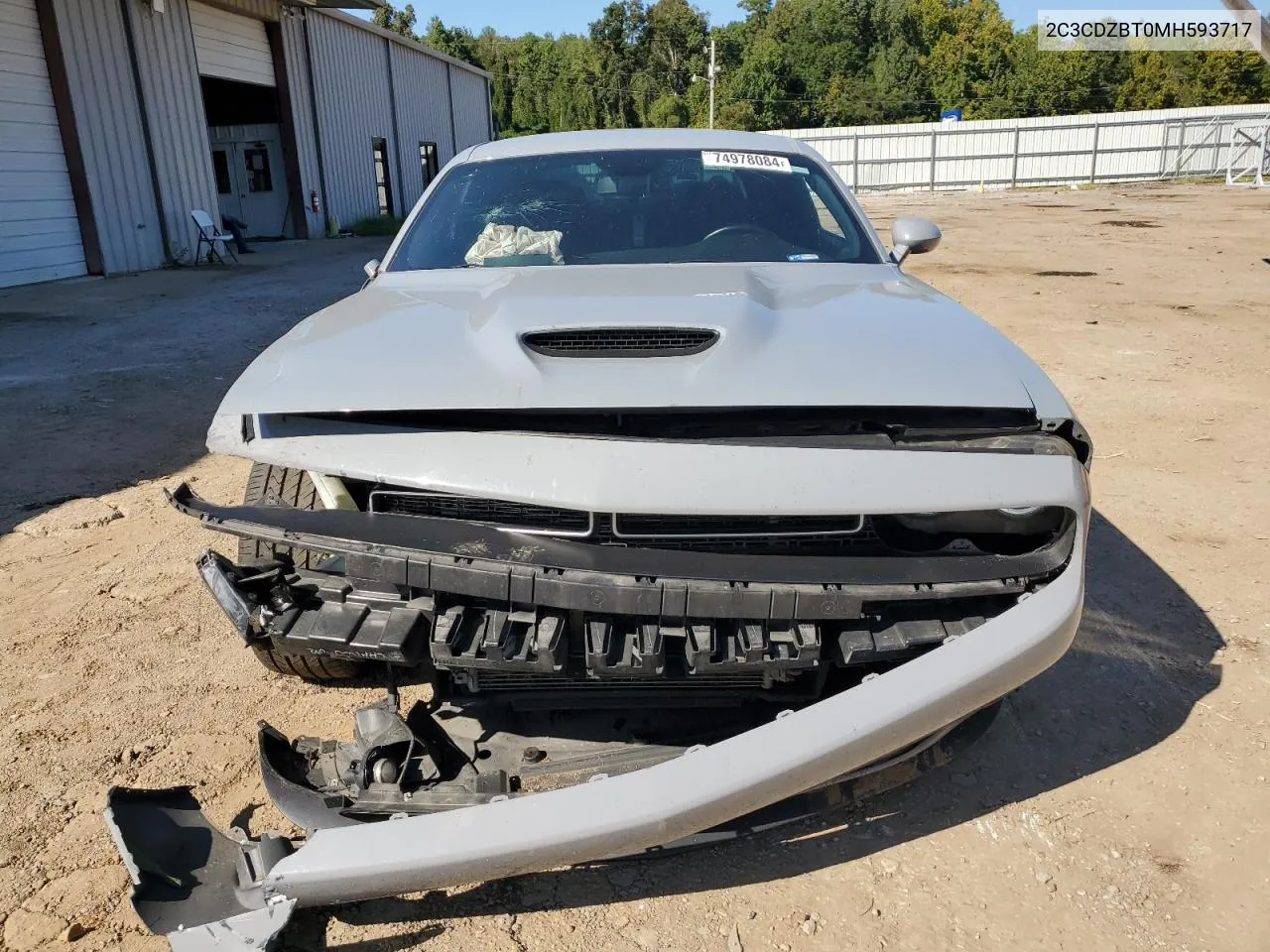 2021 Dodge Challenger R/T VIN: 2C3CDZBT0MH593717 Lot: 74978084