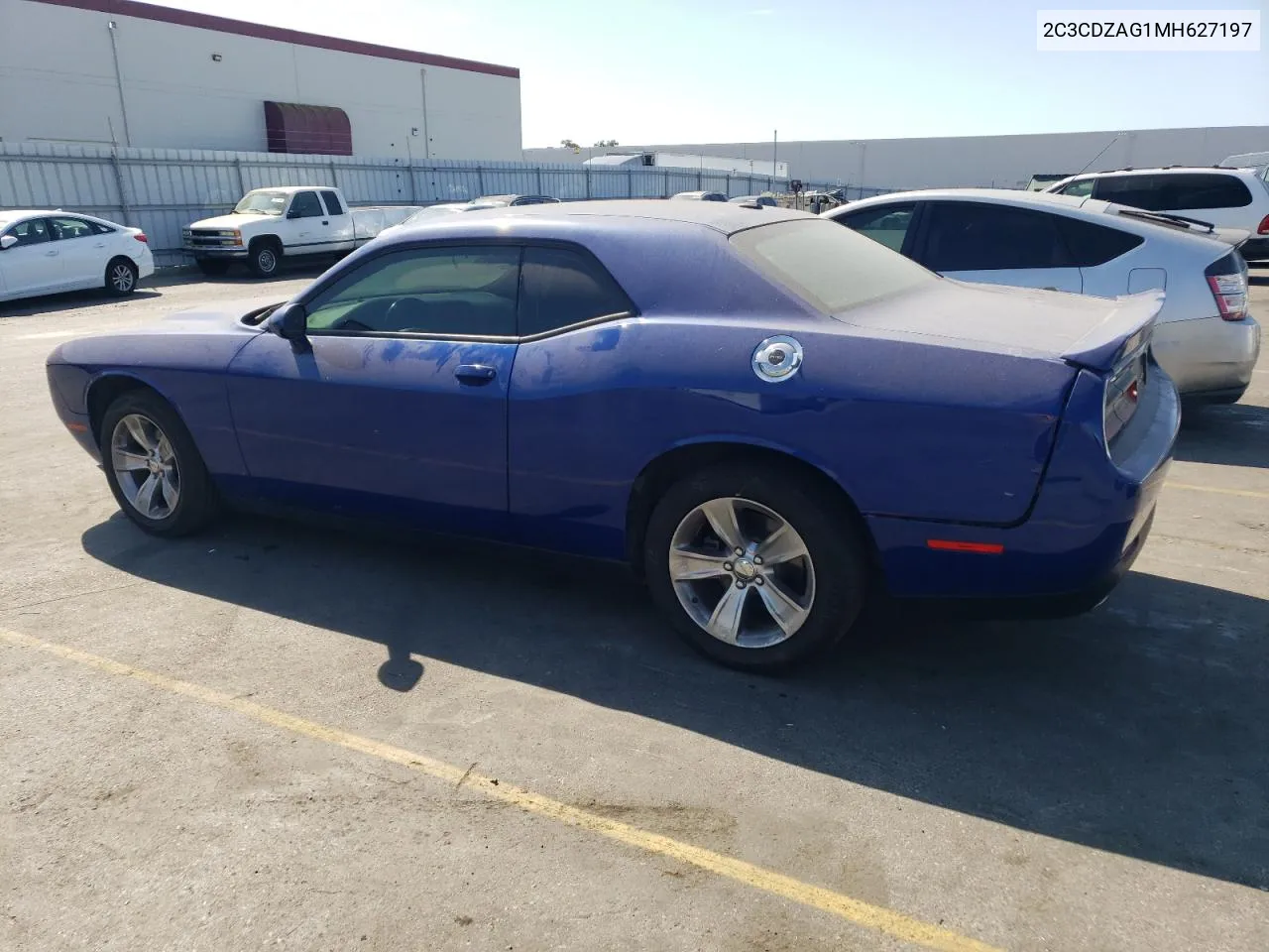 2021 Dodge Challenger Sxt VIN: 2C3CDZAG1MH627197 Lot: 74998114