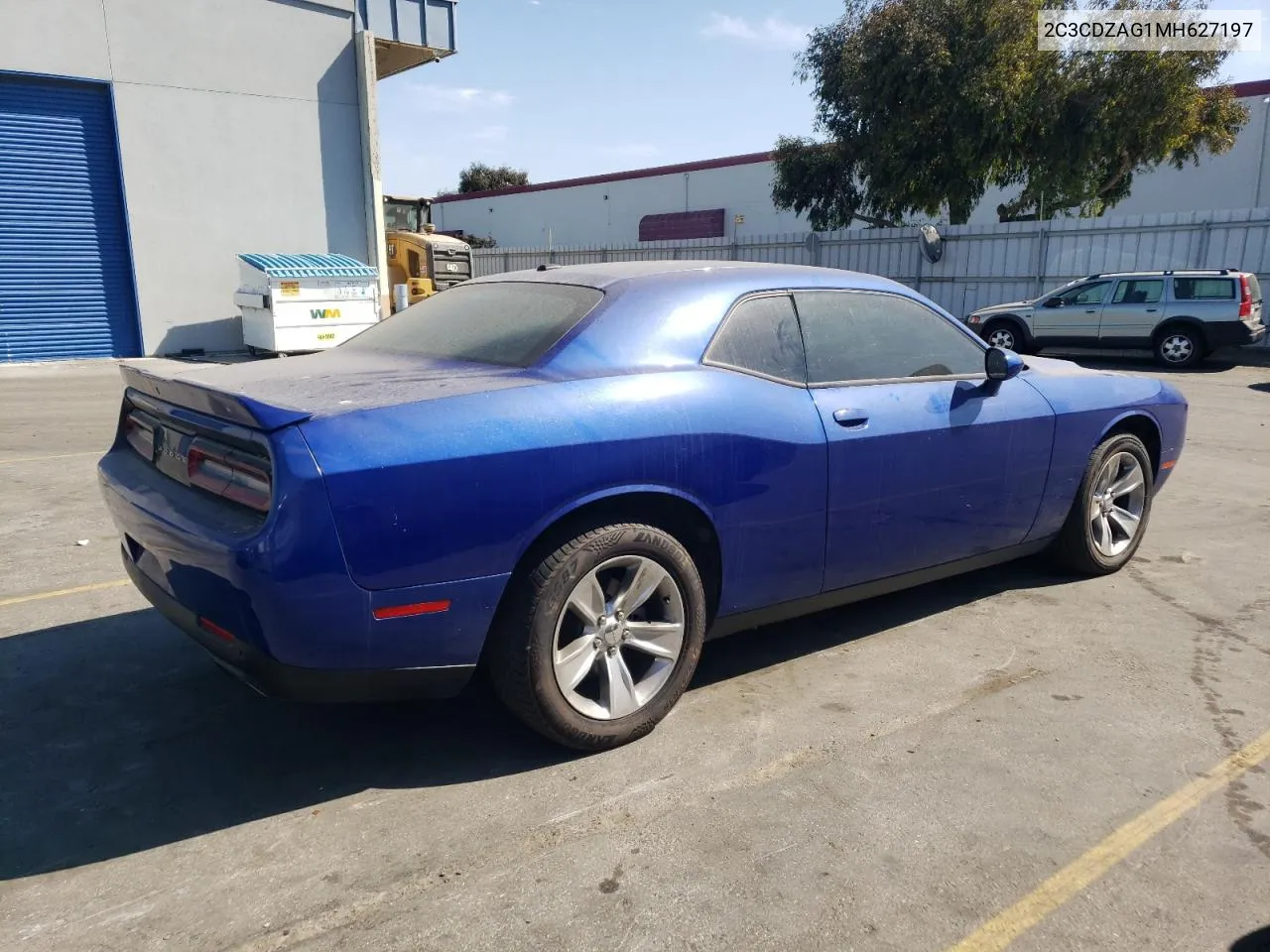 2021 Dodge Challenger Sxt VIN: 2C3CDZAG1MH627197 Lot: 74998114