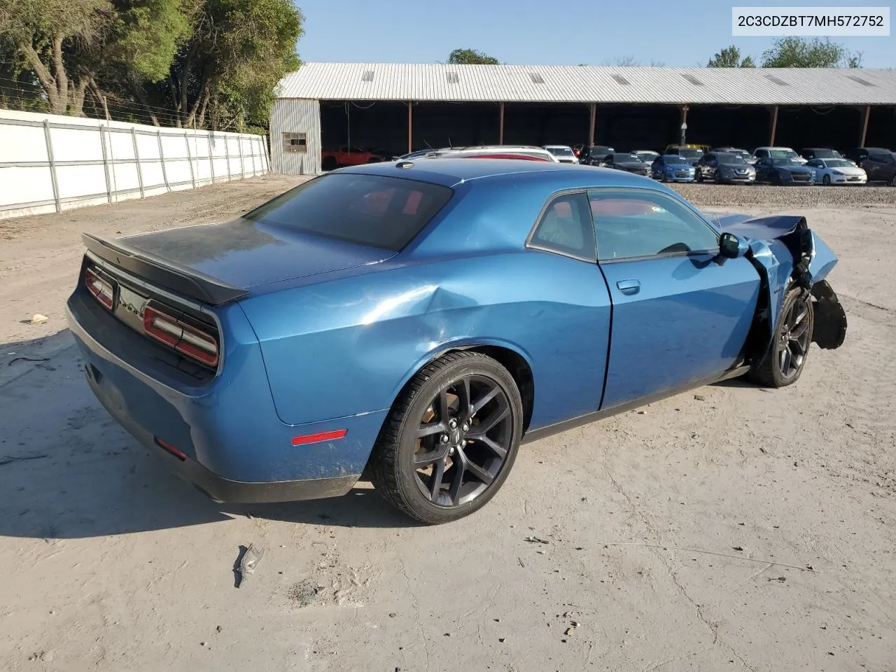 2021 Dodge Challenger R/T VIN: 2C3CDZBT7MH572752 Lot: 75191494