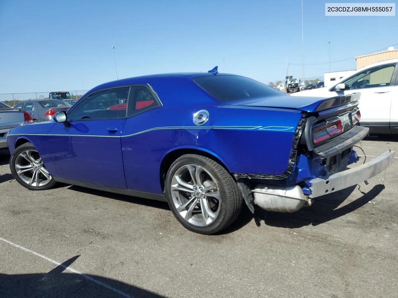 2021 Dodge Challenger Gt VIN: 2C3CDZJG8MH555057 Lot: 75359384