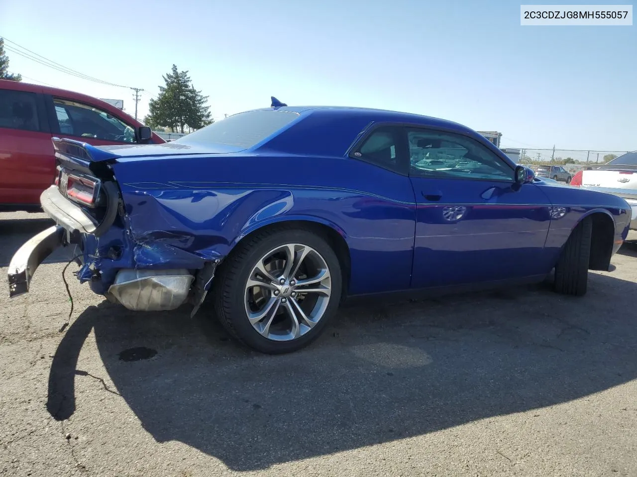 2021 Dodge Challenger Gt VIN: 2C3CDZJG8MH555057 Lot: 75359384