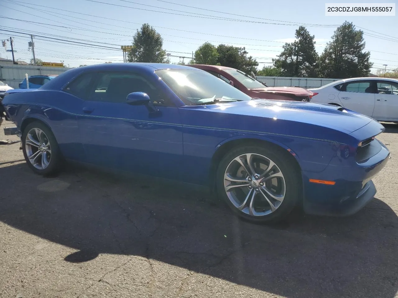 2021 Dodge Challenger Gt VIN: 2C3CDZJG8MH555057 Lot: 75359384