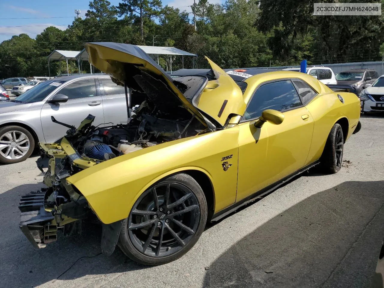 2021 Dodge Challenger R/T Scat Pack VIN: 2C3CDZFJ7MH624048 Lot: 75554704