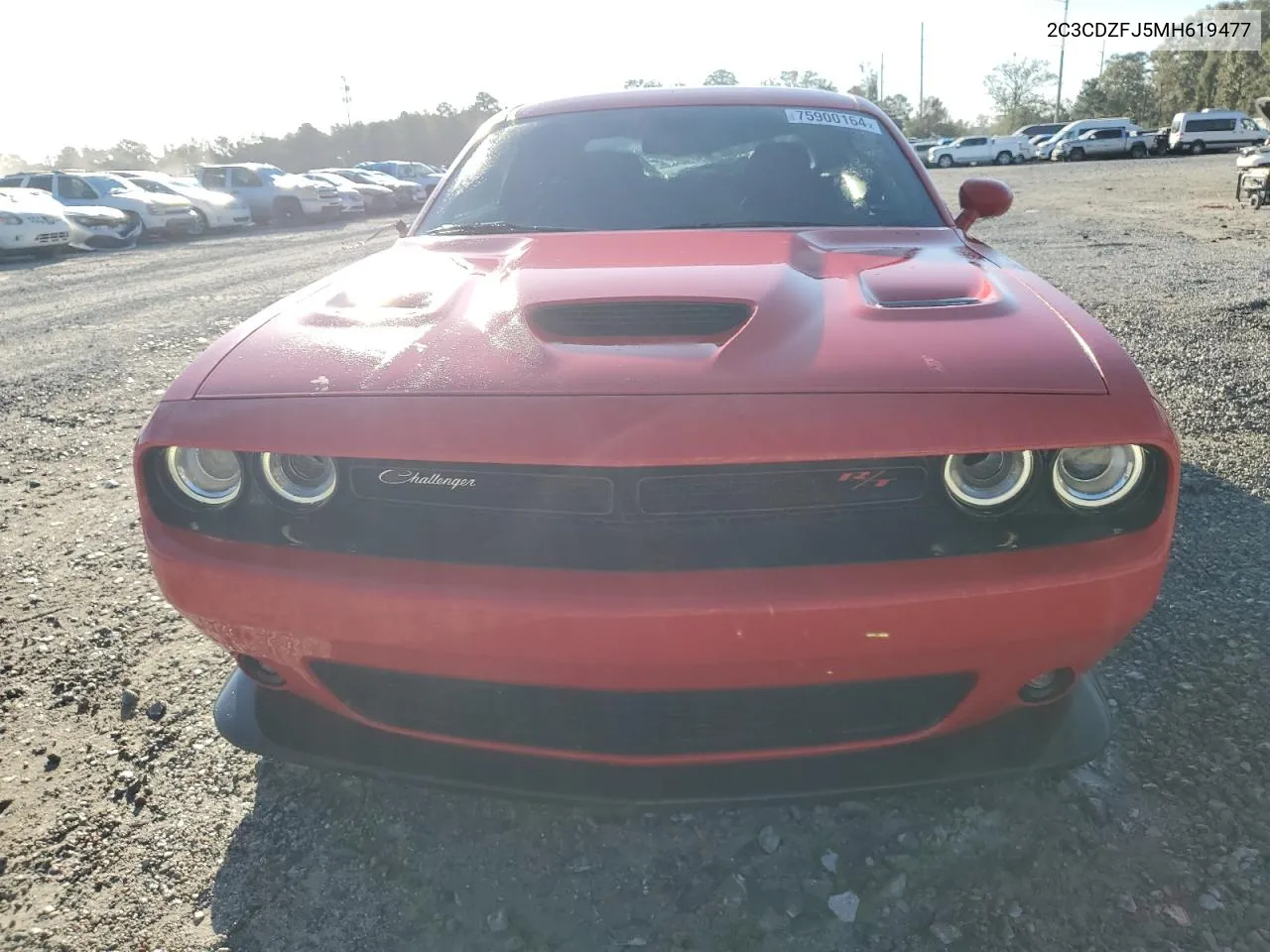 2021 Dodge Challenger R/T Scat Pack VIN: 2C3CDZFJ5MH619477 Lot: 75900164