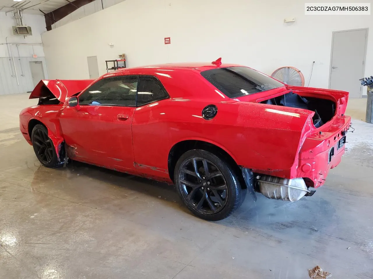 2021 Dodge Challenger Sxt VIN: 2C3CDZAG7MH506383 Lot: 75929534