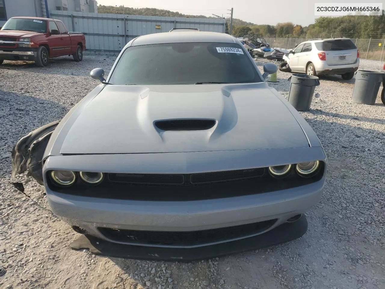 2021 Dodge Challenger Gt VIN: 2C3CDZJG6MH665346 Lot: 75989234