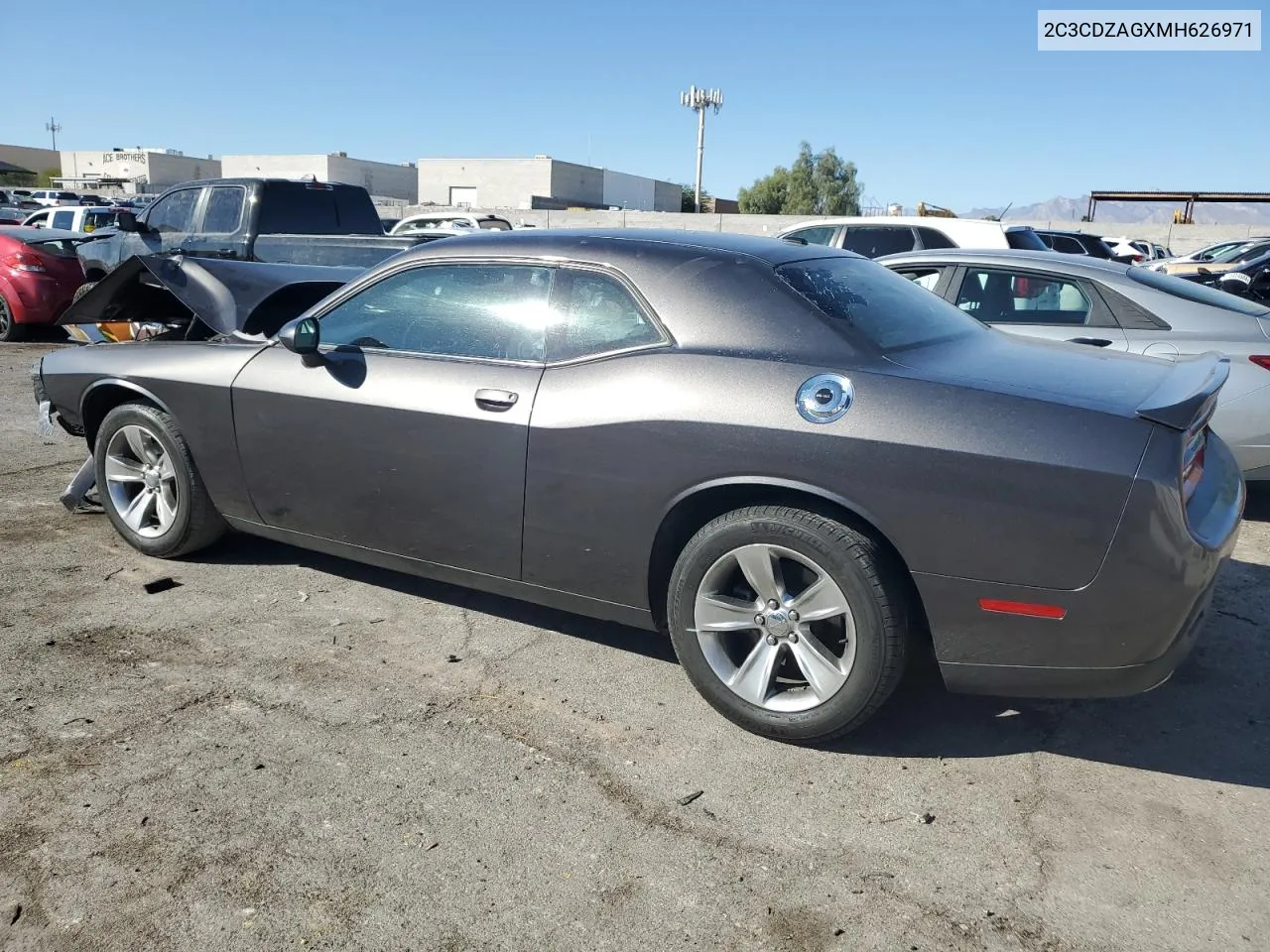 2021 Dodge Challenger Sxt VIN: 2C3CDZAGXMH626971 Lot: 76065984