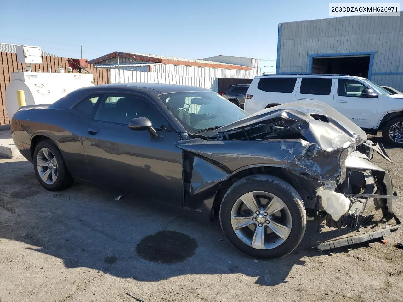 2021 Dodge Challenger Sxt VIN: 2C3CDZAGXMH626971 Lot: 76065984