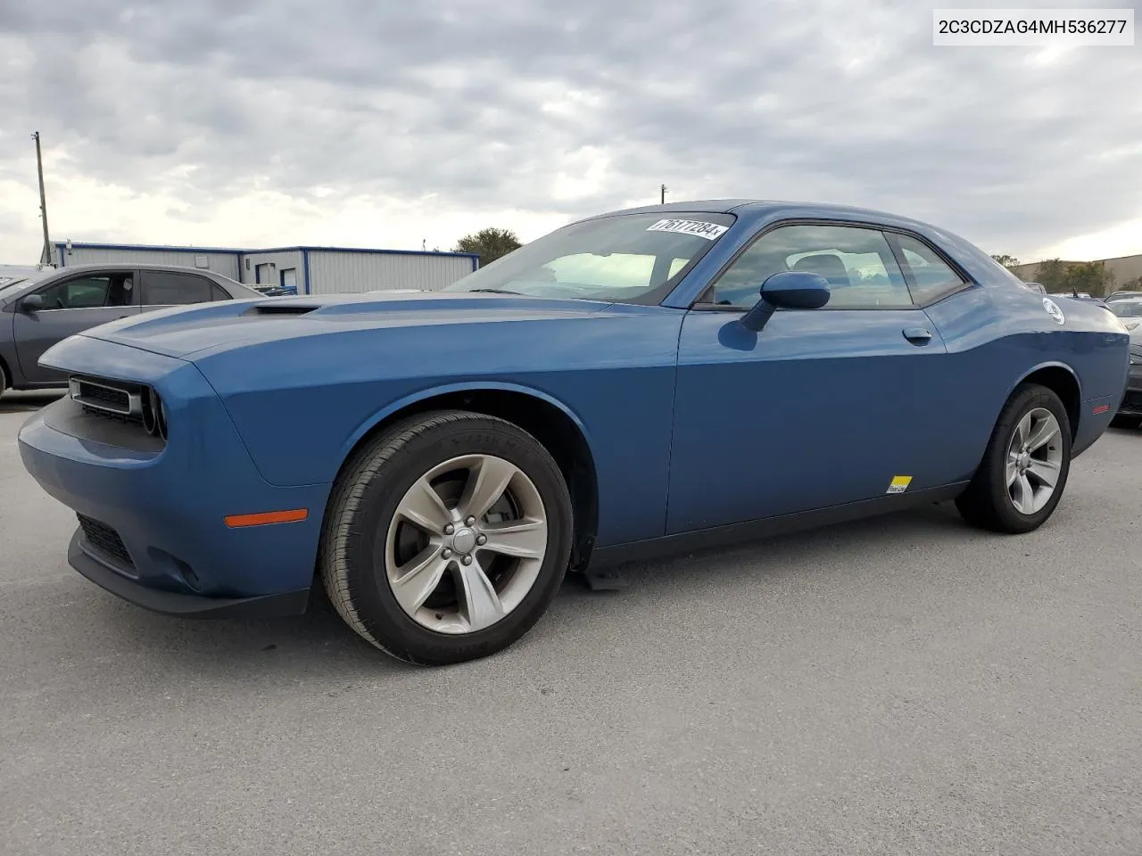 2021 Dodge Challenger Sxt VIN: 2C3CDZAG4MH536277 Lot: 76177284