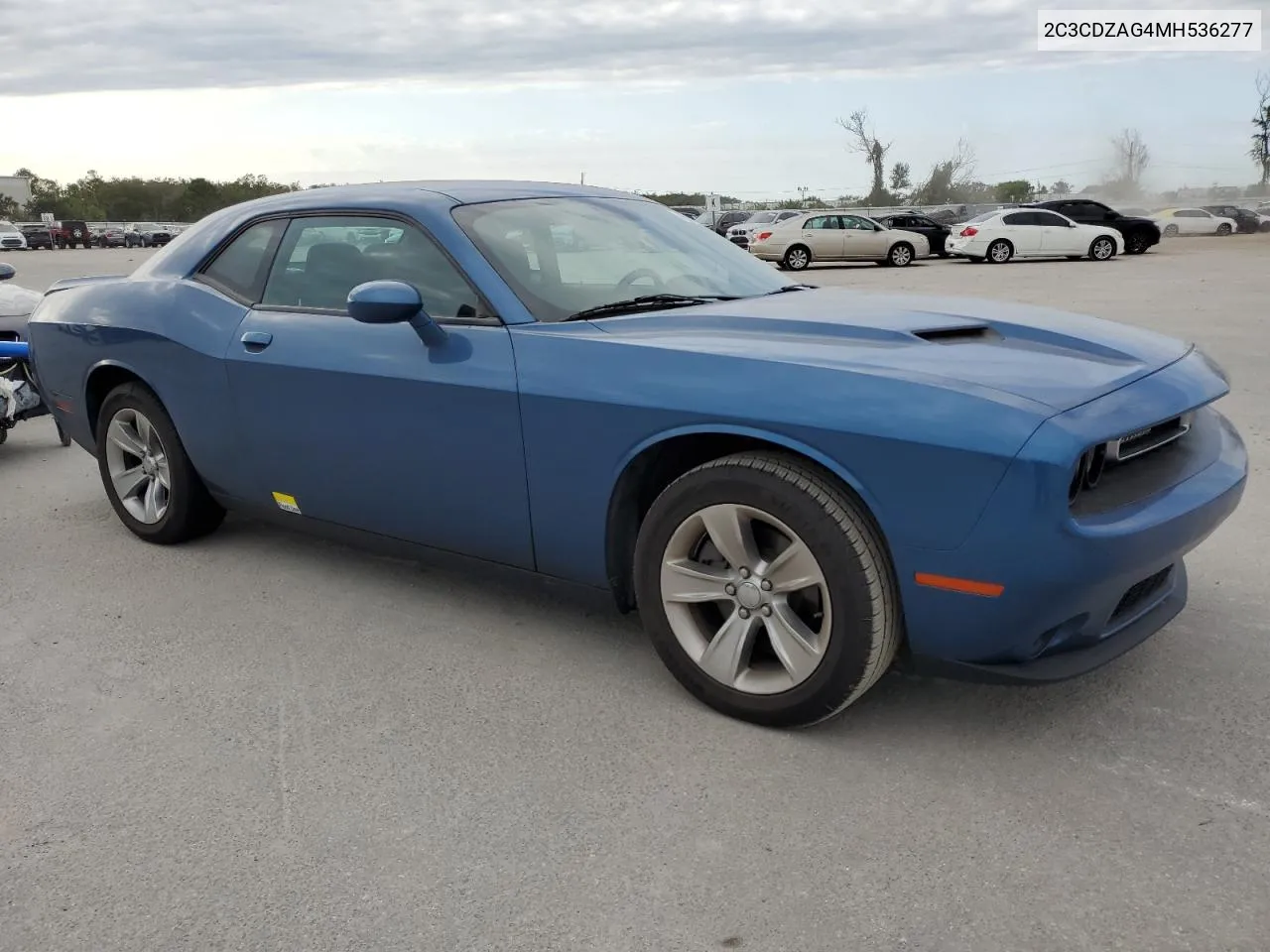 2021 Dodge Challenger Sxt VIN: 2C3CDZAG4MH536277 Lot: 76177284