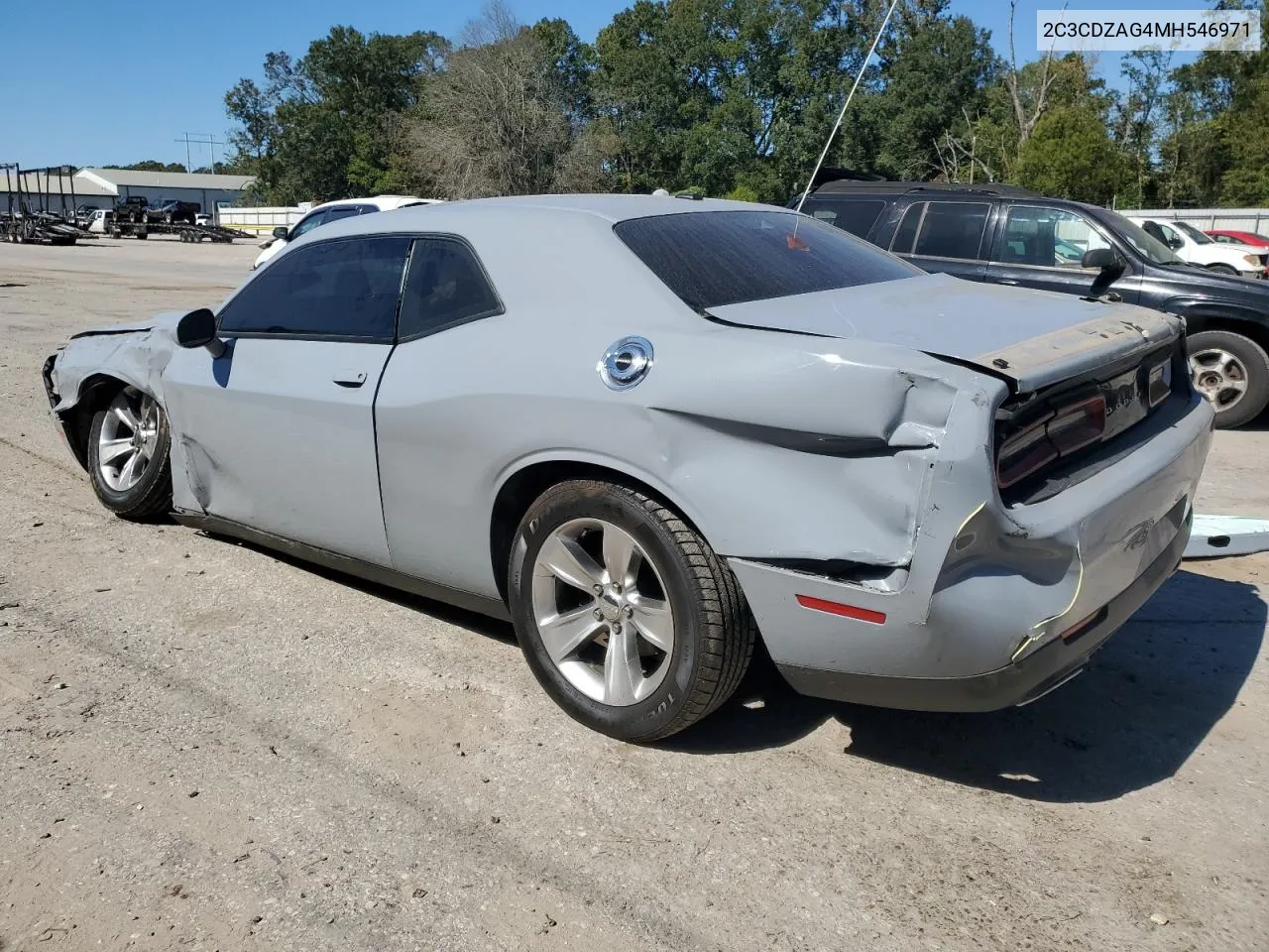 2021 Dodge Challenger Sxt VIN: 2C3CDZAG4MH546971 Lot: 76403444