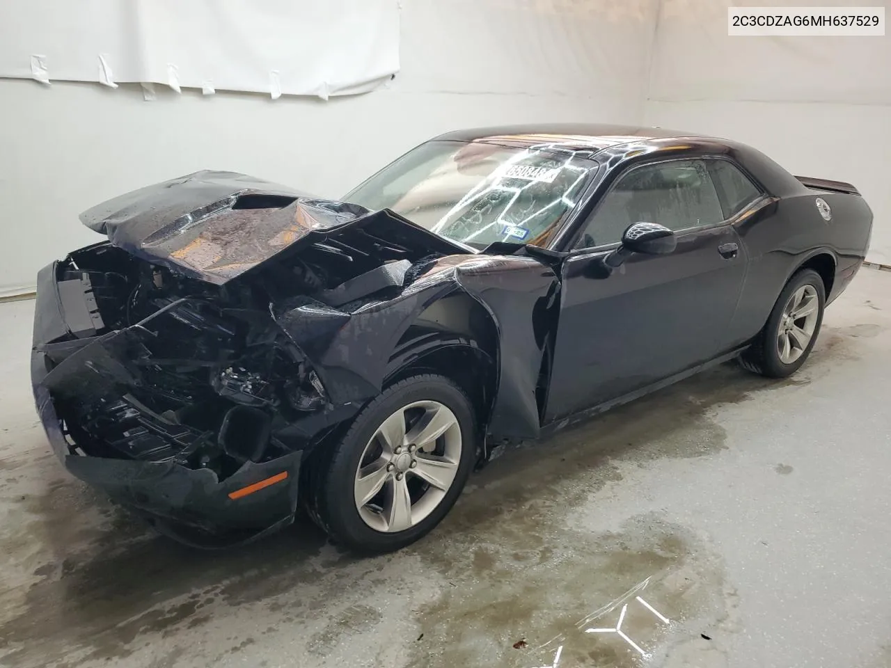 2021 Dodge Challenger Sxt VIN: 2C3CDZAG6MH637529 Lot: 76508484