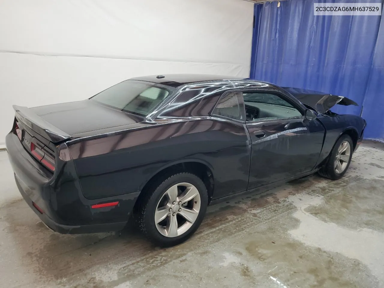 2021 Dodge Challenger Sxt VIN: 2C3CDZAG6MH637529 Lot: 76508484