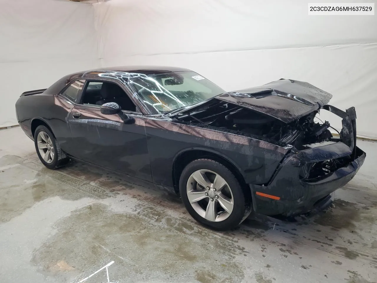 2021 Dodge Challenger Sxt VIN: 2C3CDZAG6MH637529 Lot: 76508484