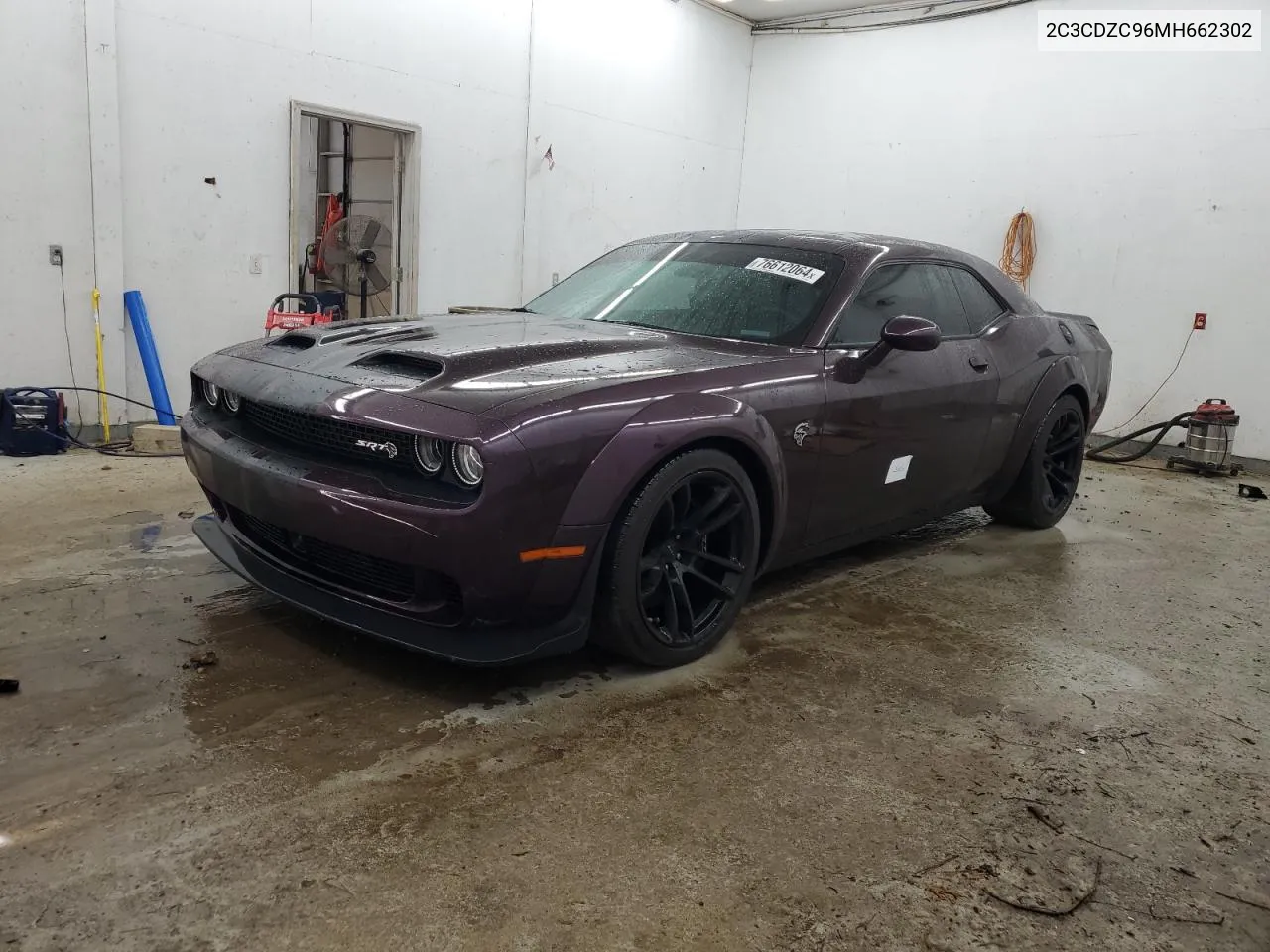 2021 Dodge Challenger Srt Hellcat VIN: 2C3CDZC96MH662302 Lot: 76612064