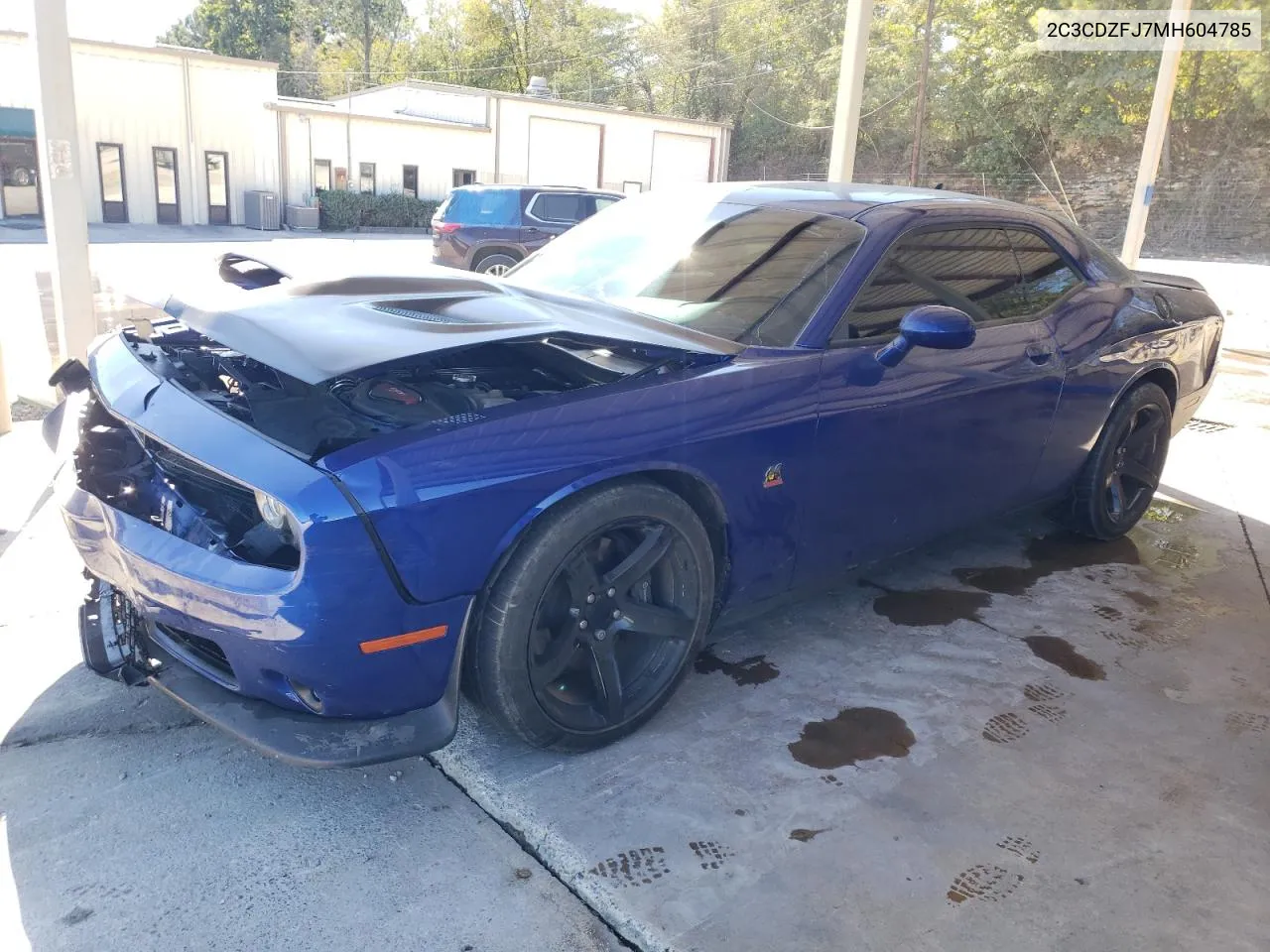 2021 Dodge Challenger R/T Scat Pack VIN: 2C3CDZFJ7MH604785 Lot: 76729014