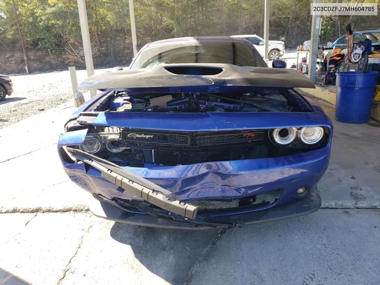 2021 Dodge Challenger R/T Scat Pack VIN: 2C3CDZFJ7MH604785 Lot: 76729014