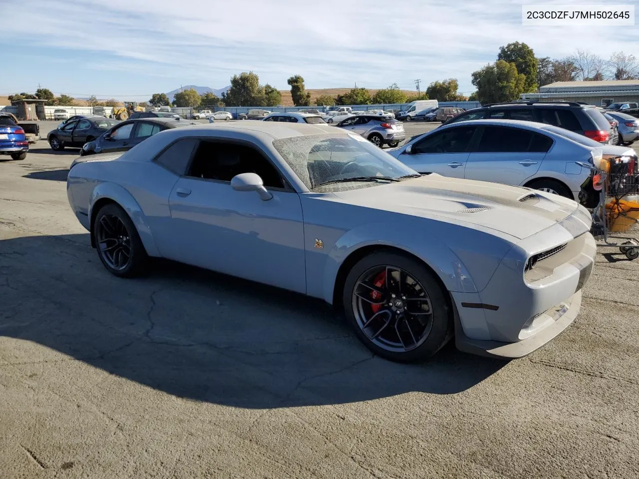 2021 Dodge Challenger R/T Scat Pack VIN: 2C3CDZFJ7MH502645 Lot: 76841394