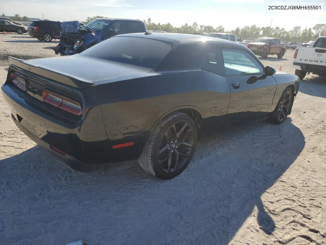 2021 Dodge Challenger Gt VIN: 2C3CDZJG8MH655501 Lot: 76992634