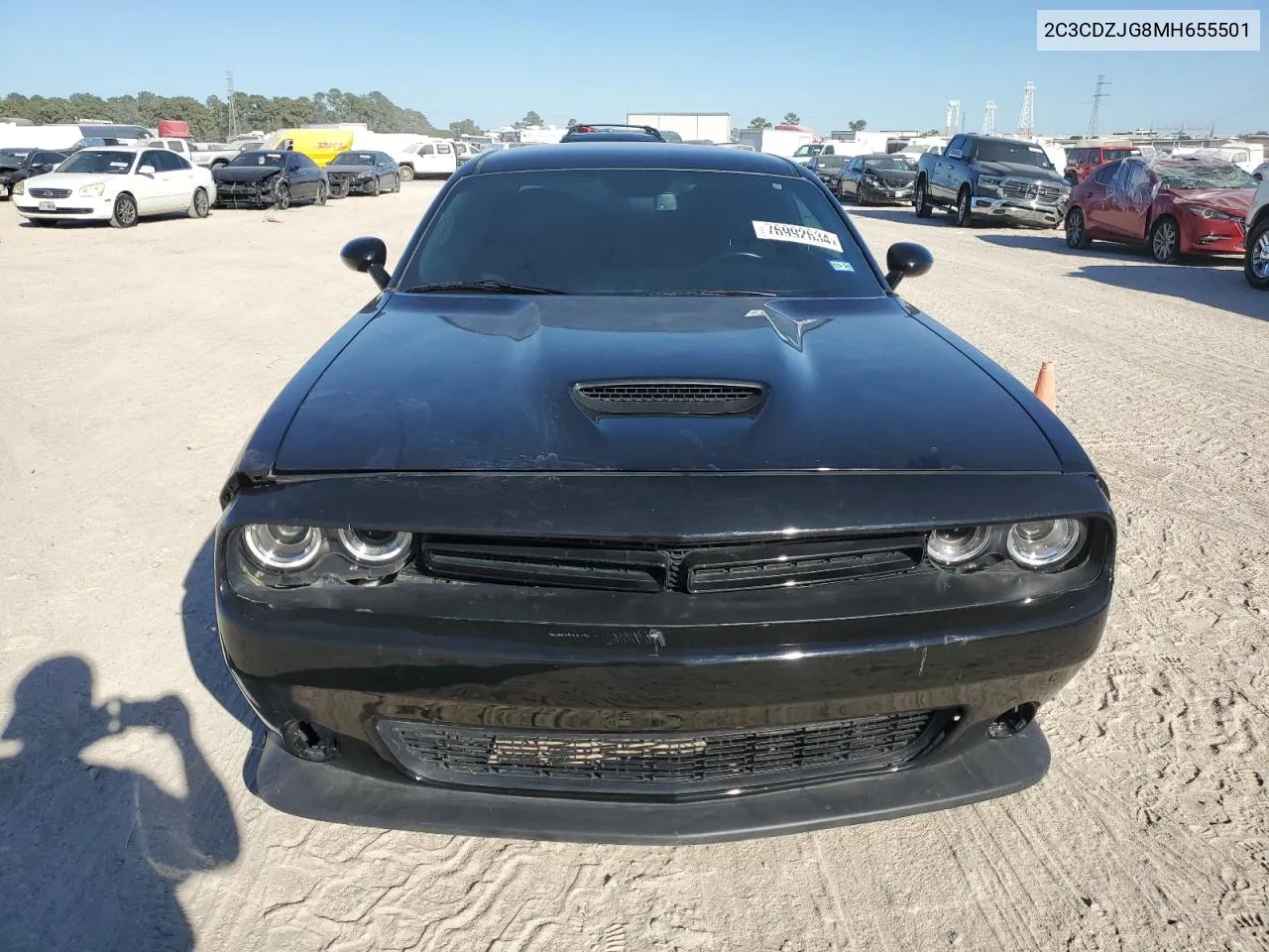 2021 Dodge Challenger Gt VIN: 2C3CDZJG8MH655501 Lot: 76992634