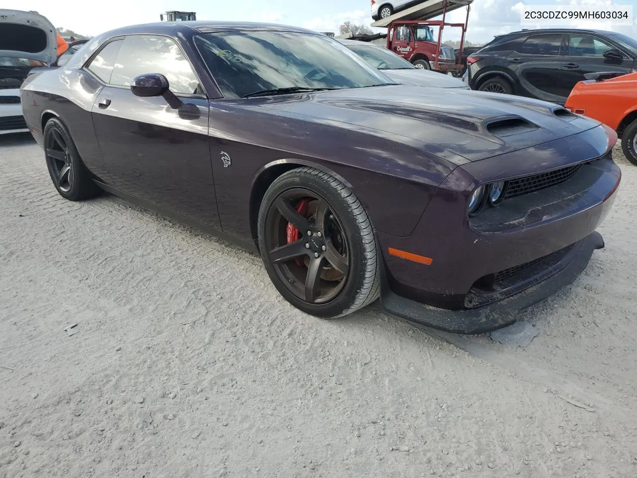 2C3CDZC99MH603034 2021 Dodge Challenger Srt Hellcat