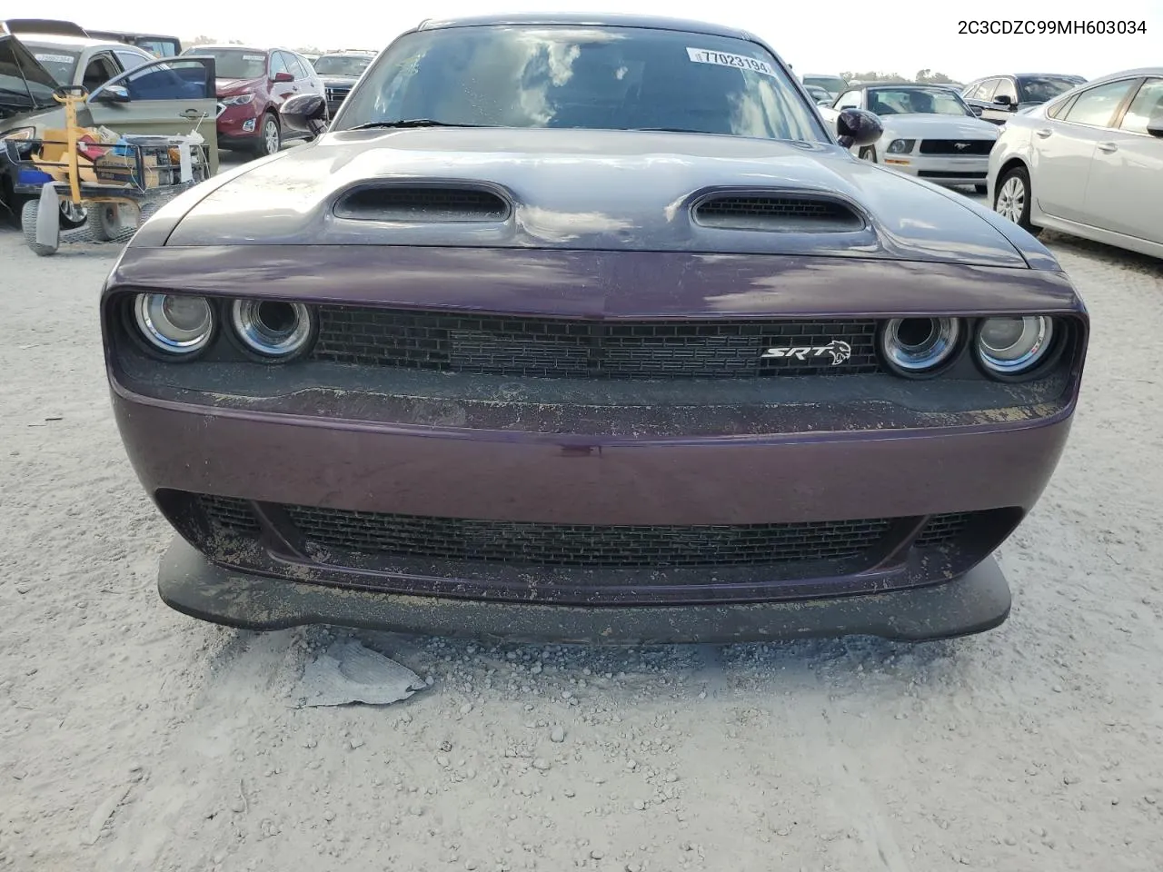 2021 Dodge Challenger Srt Hellcat VIN: 2C3CDZC99MH603034 Lot: 77023194