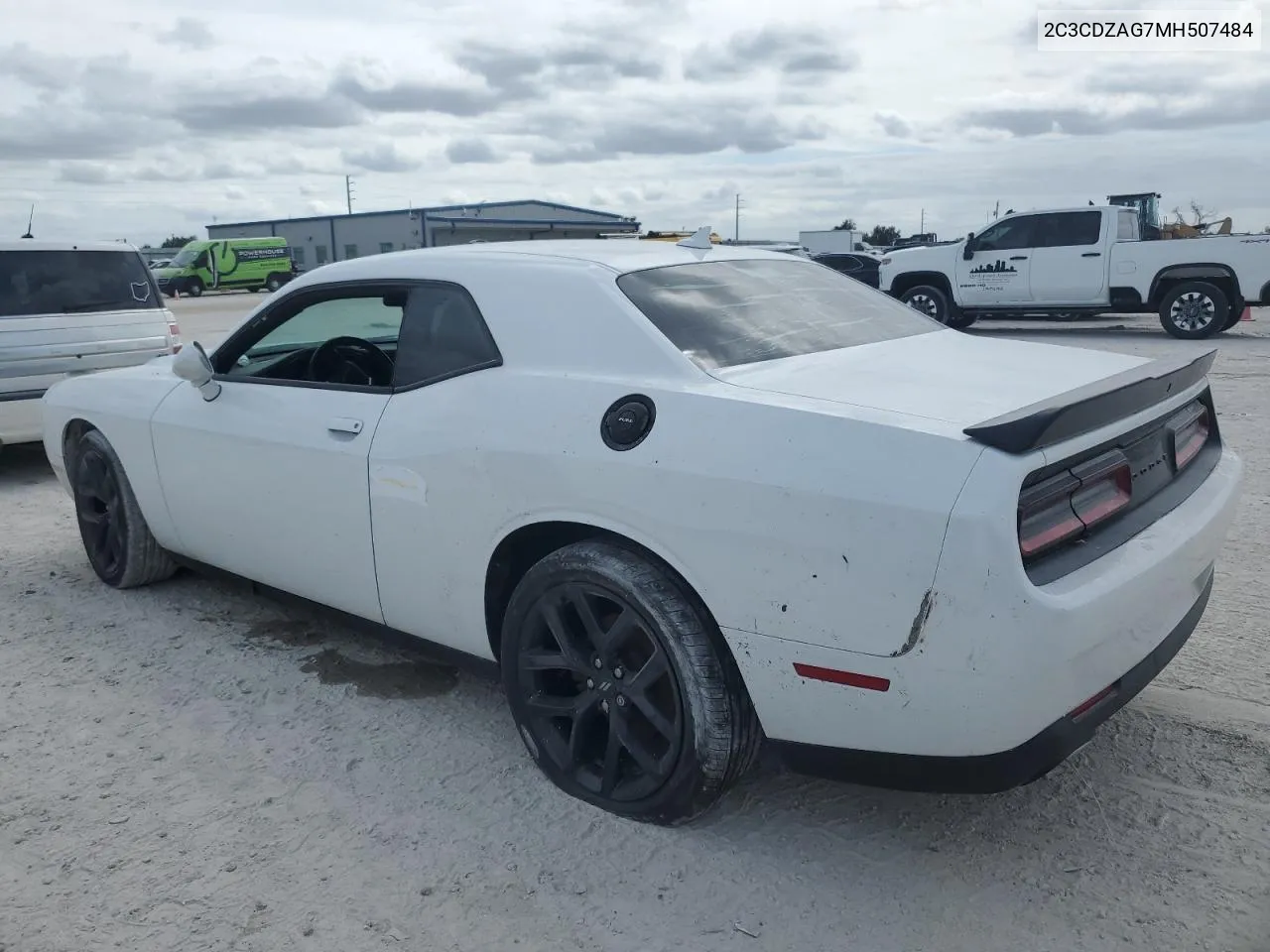 2021 Dodge Challenger Sxt VIN: 2C3CDZAG7MH507484 Lot: 77168334