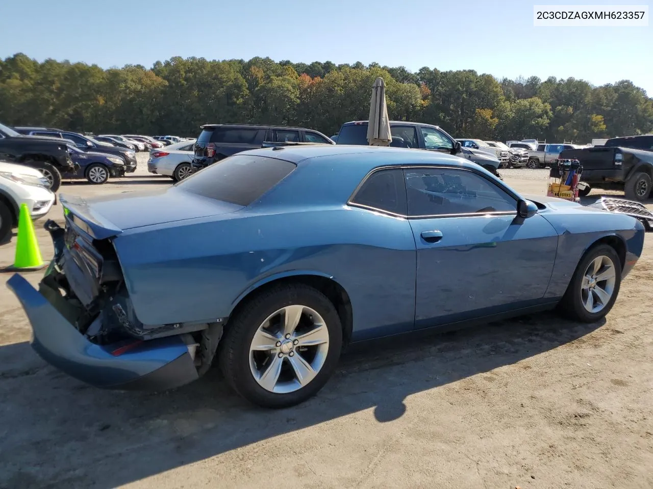 2021 Dodge Challenger Sxt VIN: 2C3CDZAGXMH623357 Lot: 77171064