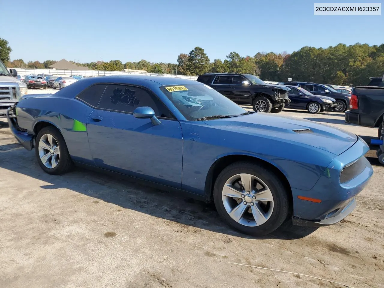 2021 Dodge Challenger Sxt VIN: 2C3CDZAGXMH623357 Lot: 77171064