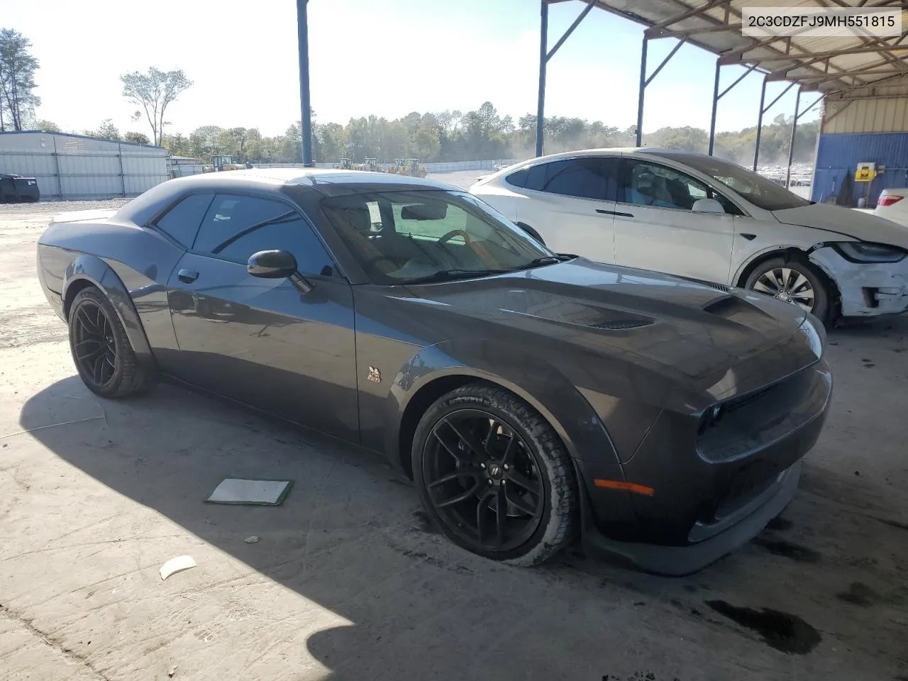 2021 Dodge Challenger R/T Scat Pack VIN: 2C3CDZFJ9MH551815 Lot: 77192094