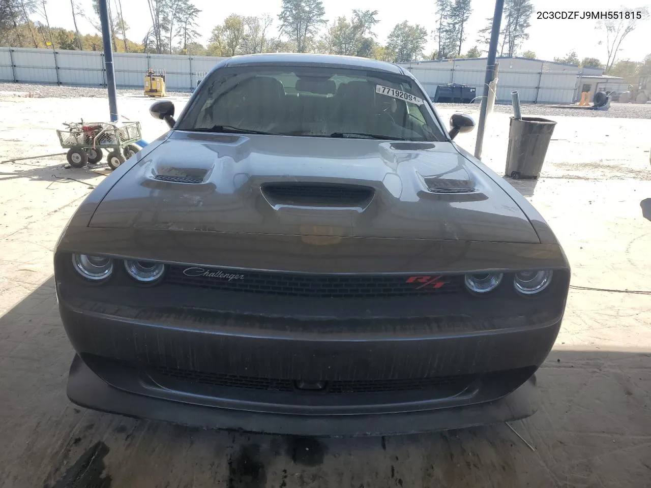 2021 Dodge Challenger R/T Scat Pack VIN: 2C3CDZFJ9MH551815 Lot: 77192094