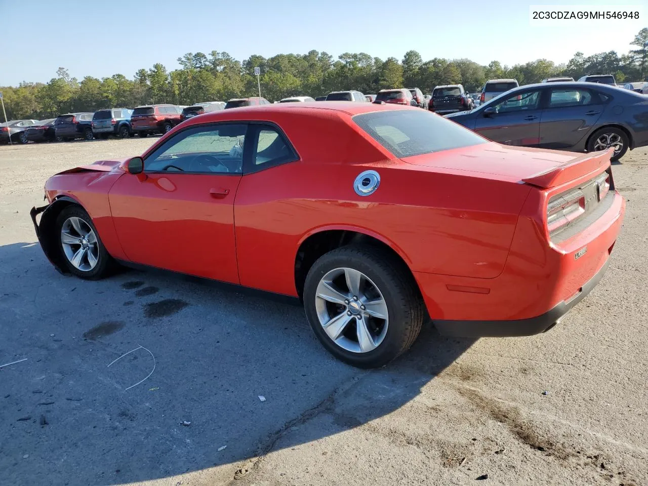 2021 Dodge Challenger Sxt VIN: 2C3CDZAG9MH546948 Lot: 77261494