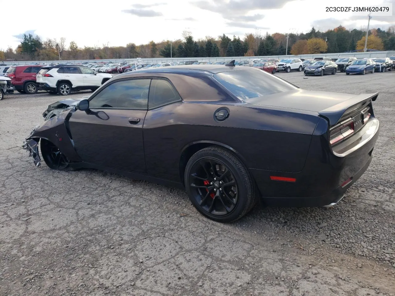 2021 Dodge Challenger R/T Scat Pack VIN: 2C3CDZFJ3MH620479 Lot: 77334484