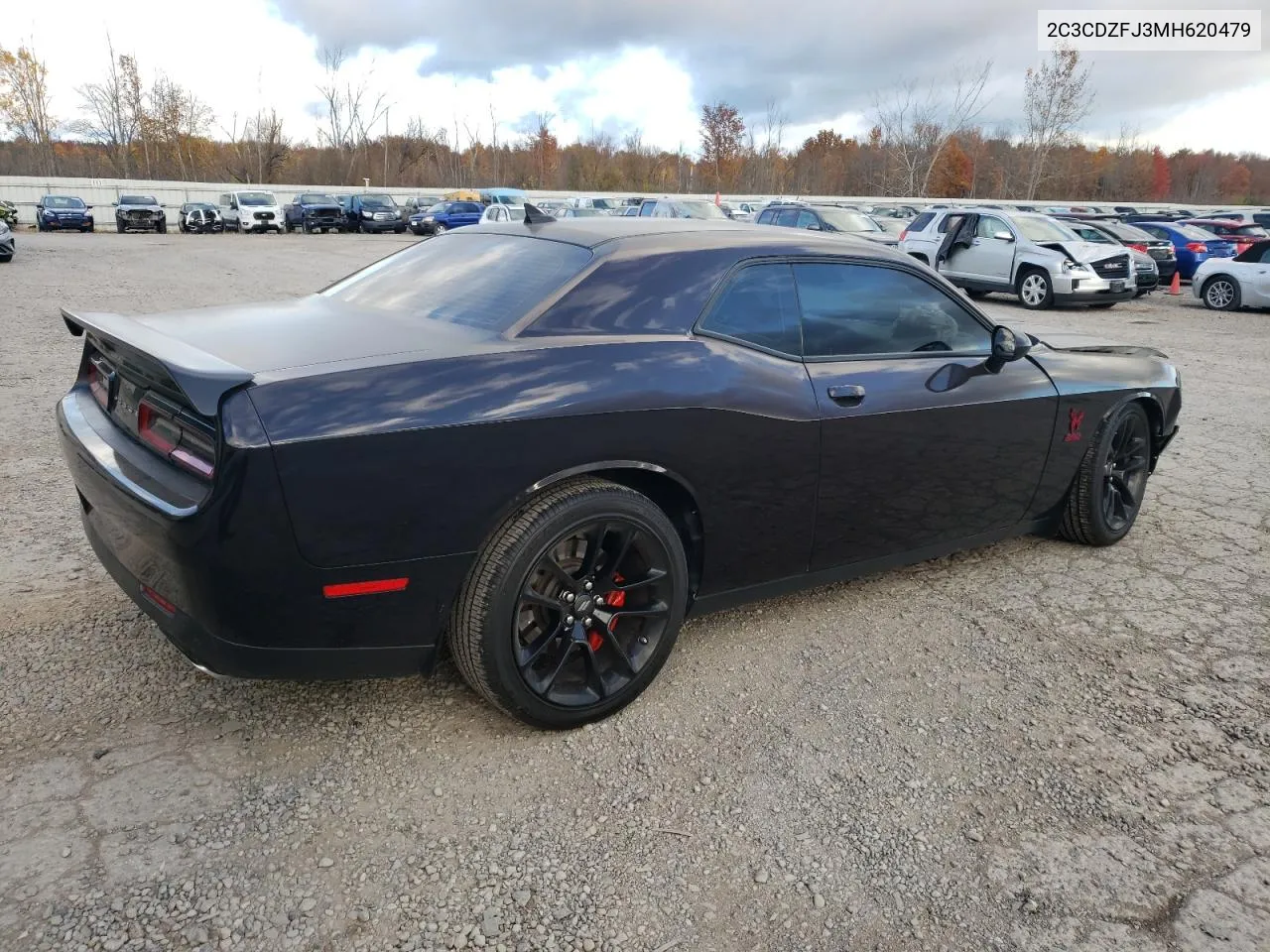 2021 Dodge Challenger R/T Scat Pack VIN: 2C3CDZFJ3MH620479 Lot: 77334484