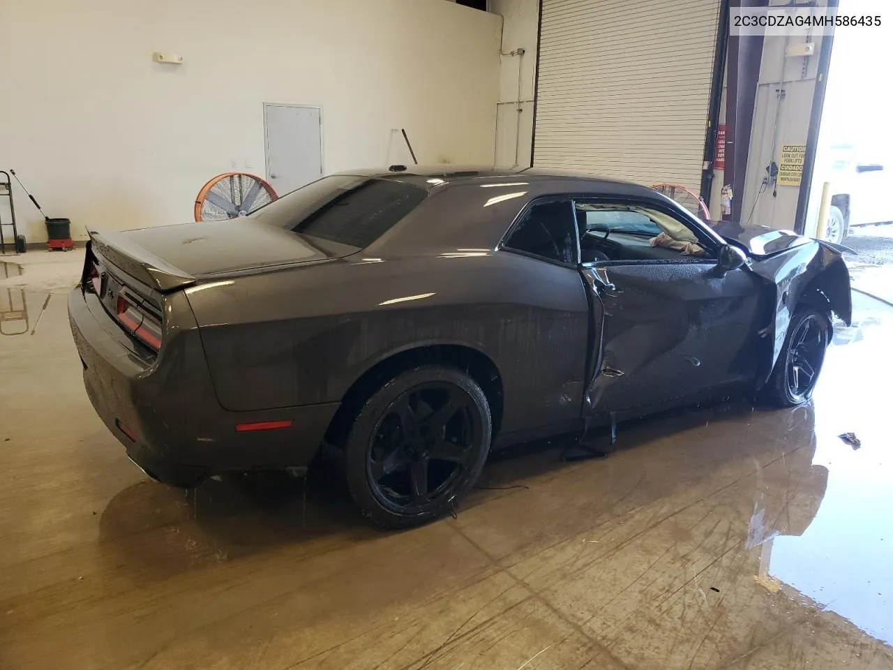 2021 Dodge Challenger Sxt VIN: 2C3CDZAG4MH586435 Lot: 77343994