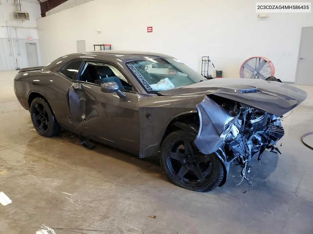 2021 Dodge Challenger Sxt VIN: 2C3CDZAG4MH586435 Lot: 77343994