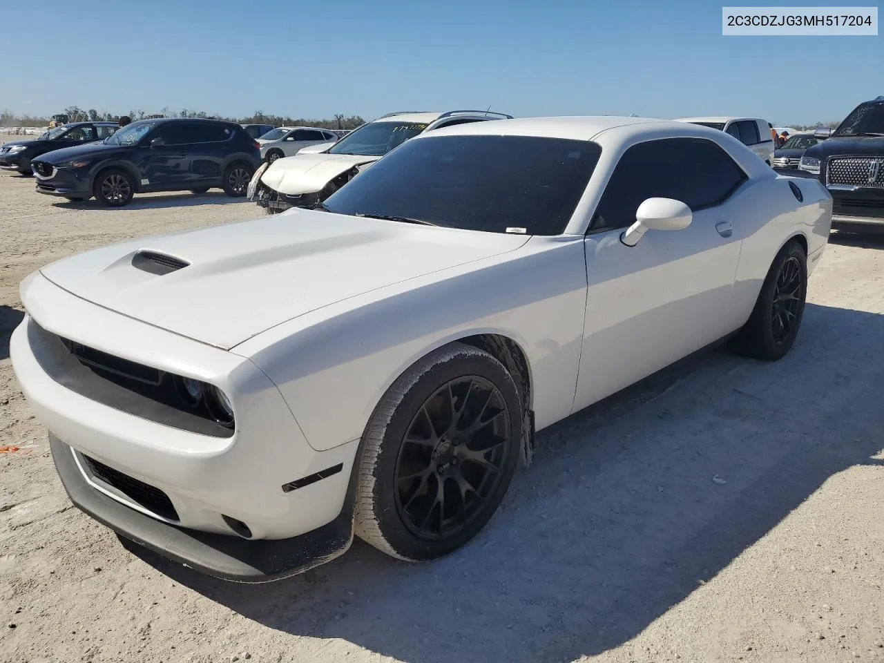 2021 Dodge Challenger Gt VIN: 2C3CDZJG3MH517204 Lot: 77376494