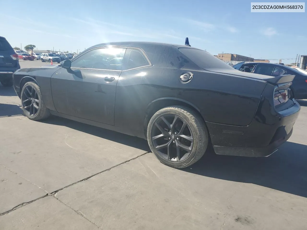 2021 Dodge Challenger Sxt VIN: 2C3CDZAG0MH568370 Lot: 77475164