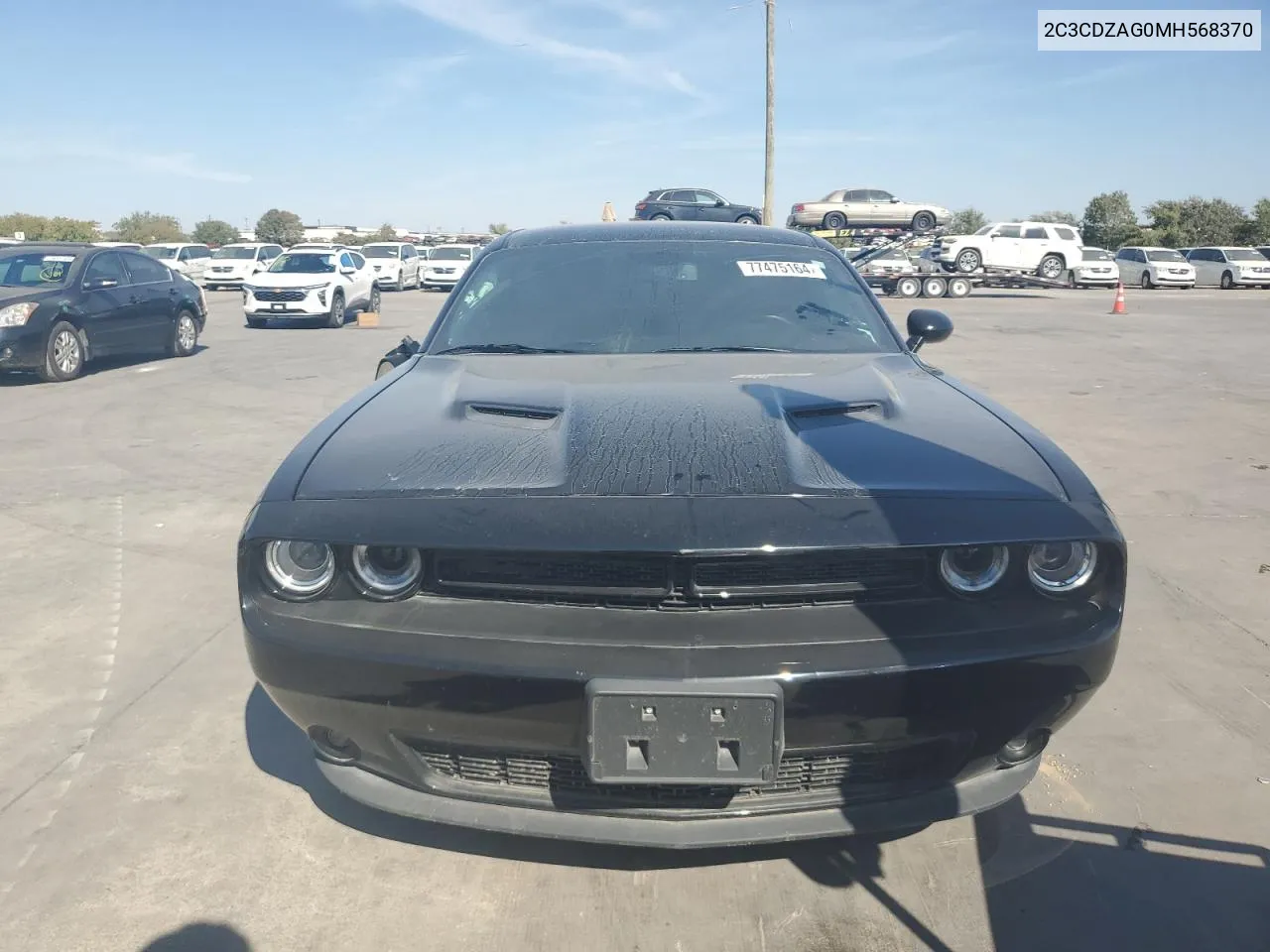 2021 Dodge Challenger Sxt VIN: 2C3CDZAG0MH568370 Lot: 77475164