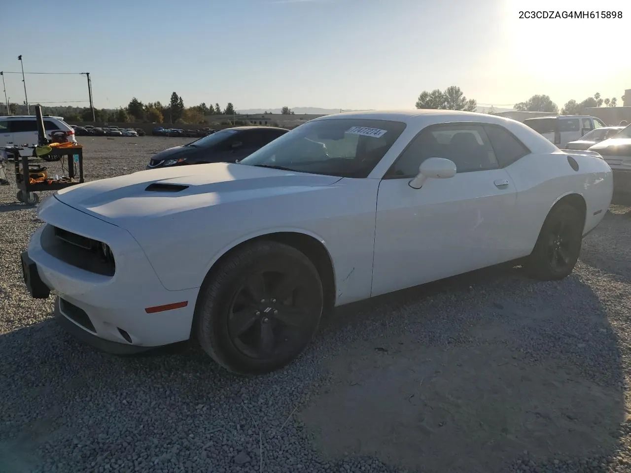 2021 Dodge Challenger Sxt VIN: 2C3CDZAG4MH615898 Lot: 77477274