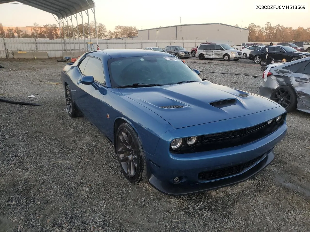 2021 Dodge Challenger R/T Scat Pack VIN: 2C3CDZFJ6MH513569 Lot: 77670994