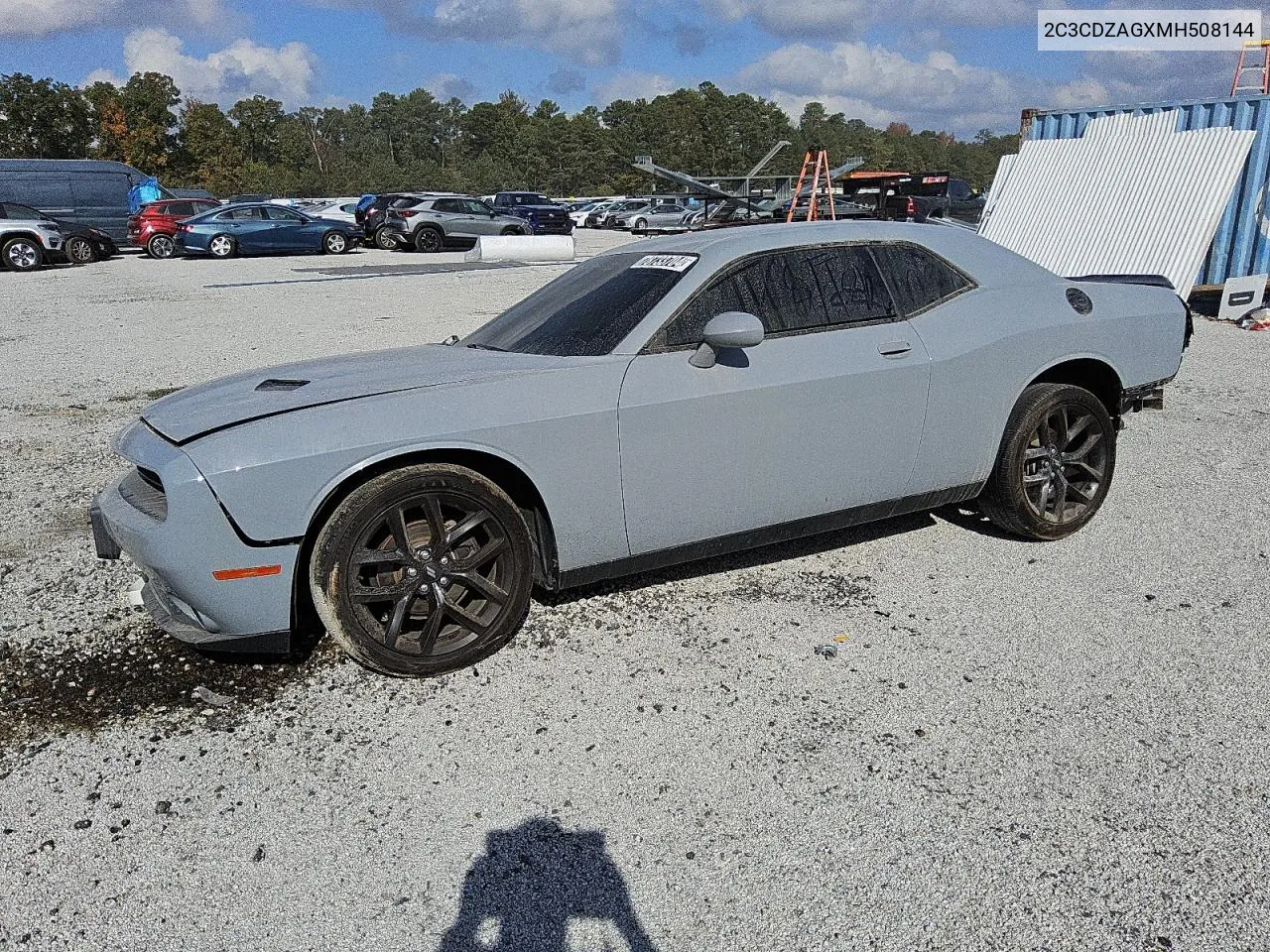 2021 Dodge Challenger Sxt VIN: 2C3CDZAGXMH508144 Lot: 78733704