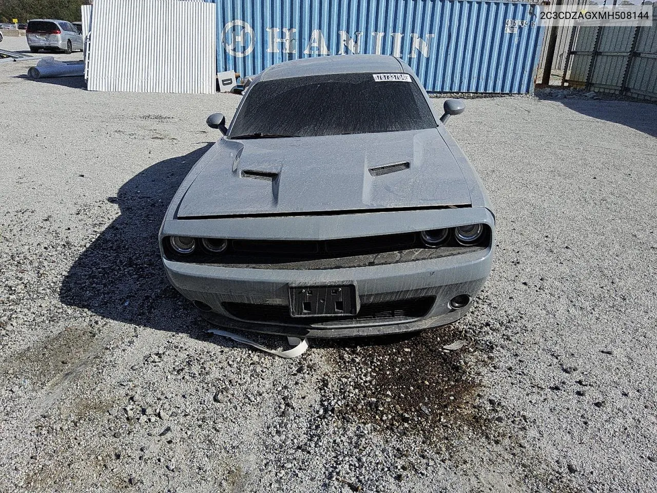 2021 Dodge Challenger Sxt VIN: 2C3CDZAGXMH508144 Lot: 78733704