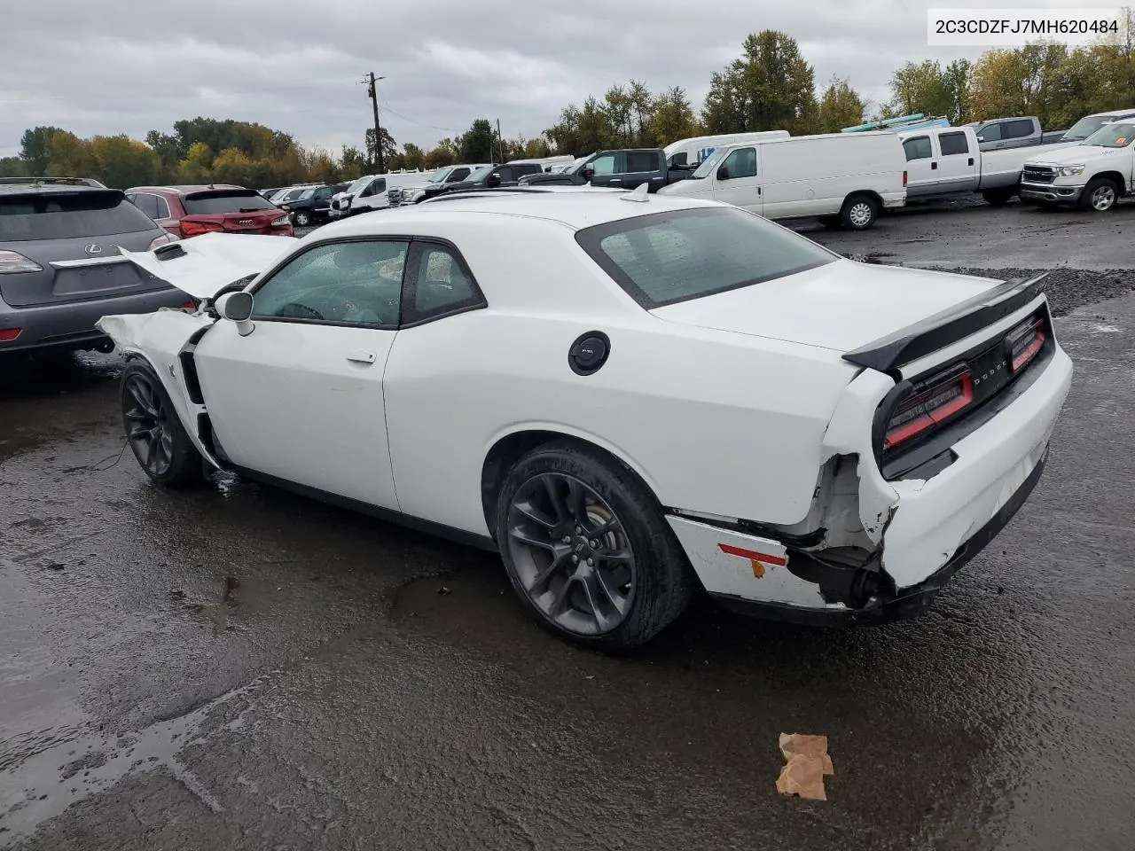 2021 Dodge Challenger R/T Scat Pack VIN: 2C3CDZFJ7MH620484 Lot: 78778104