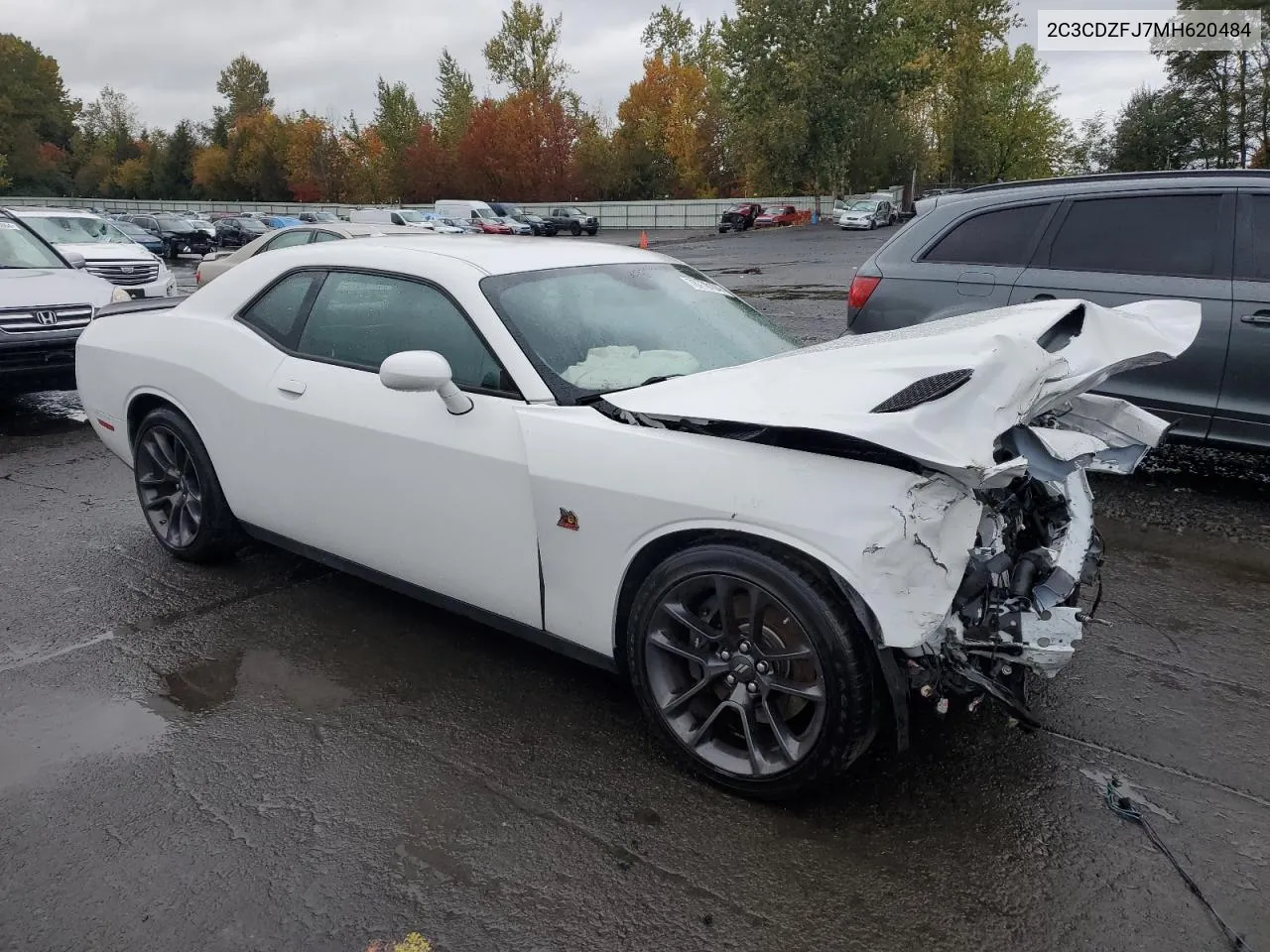 2021 Dodge Challenger R/T Scat Pack VIN: 2C3CDZFJ7MH620484 Lot: 78778104