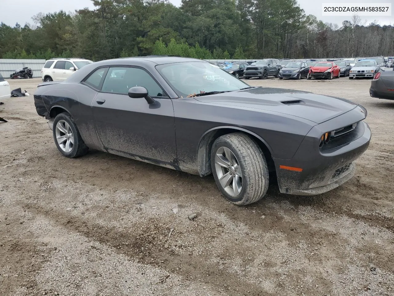 2021 Dodge Challenger Sxt VIN: 2C3CDZAG5MH583527 Lot: 78811794