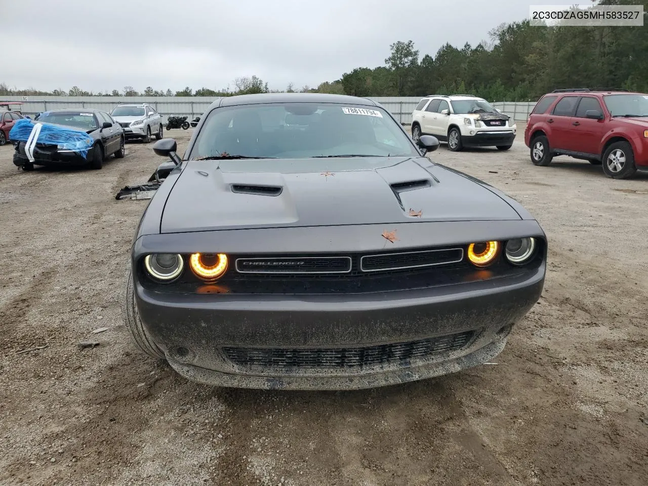 2021 Dodge Challenger Sxt VIN: 2C3CDZAG5MH583527 Lot: 78811794