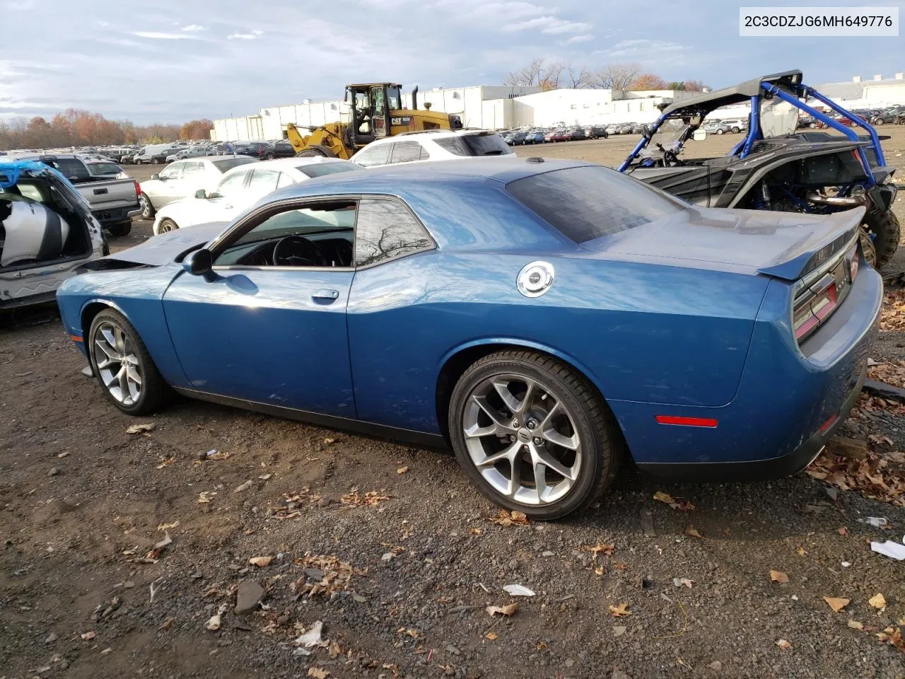 2021 Dodge Challenger Gt VIN: 2C3CDZJG6MH649776 Lot: 78902284