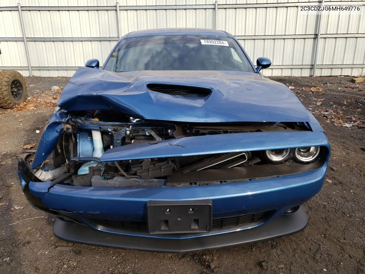 2021 Dodge Challenger Gt VIN: 2C3CDZJG6MH649776 Lot: 78902284